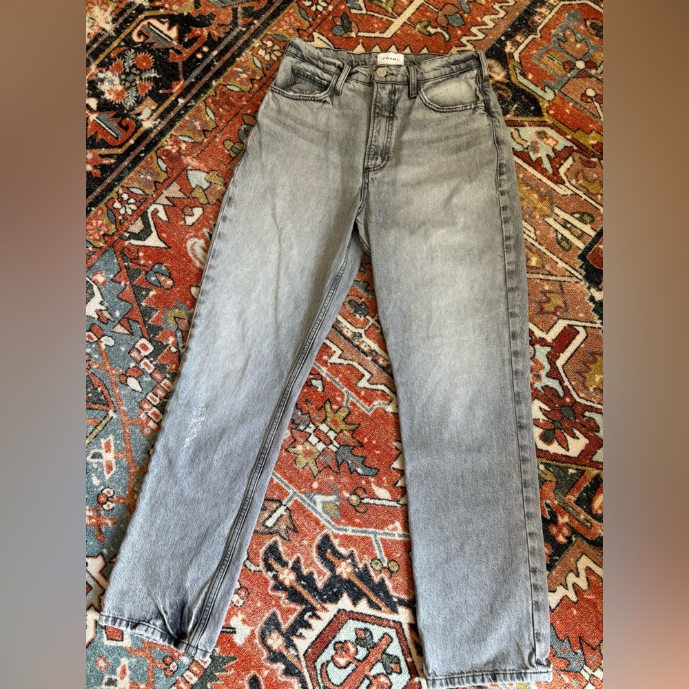 FRAME High & Tight Straight Jeans